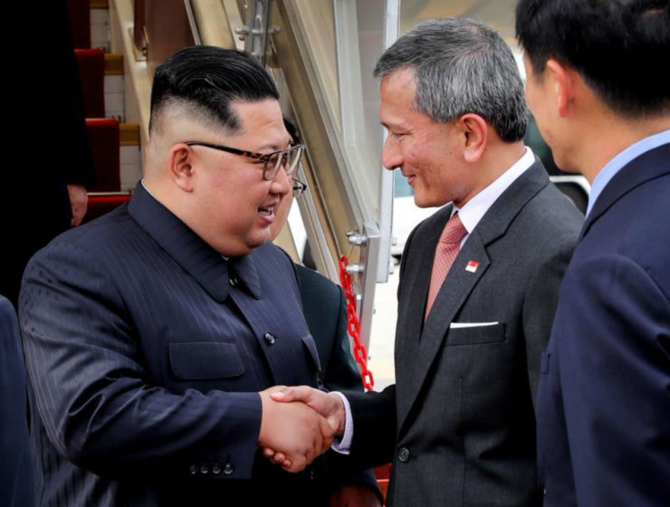 Kim Jong Un arrives in Singapore